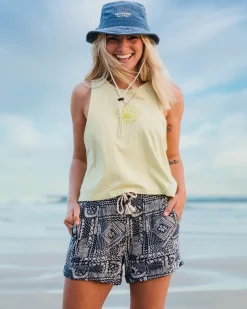 Tank Tops|Passenger Sunburst Organic Tank Top - Soft Lime Juice SoftLimeJuice