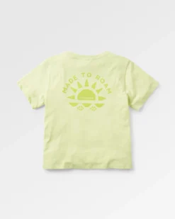 T-Shirts & Tank Tops|Passenger Sunburst Organic T-Shirt - Soft Lime Juice SoftLimeJuice