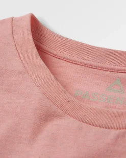 T-Shirts & Tank Tops|Passenger Sunburst Organic T-Shirt - Soft Shell Pink SoftShellPink