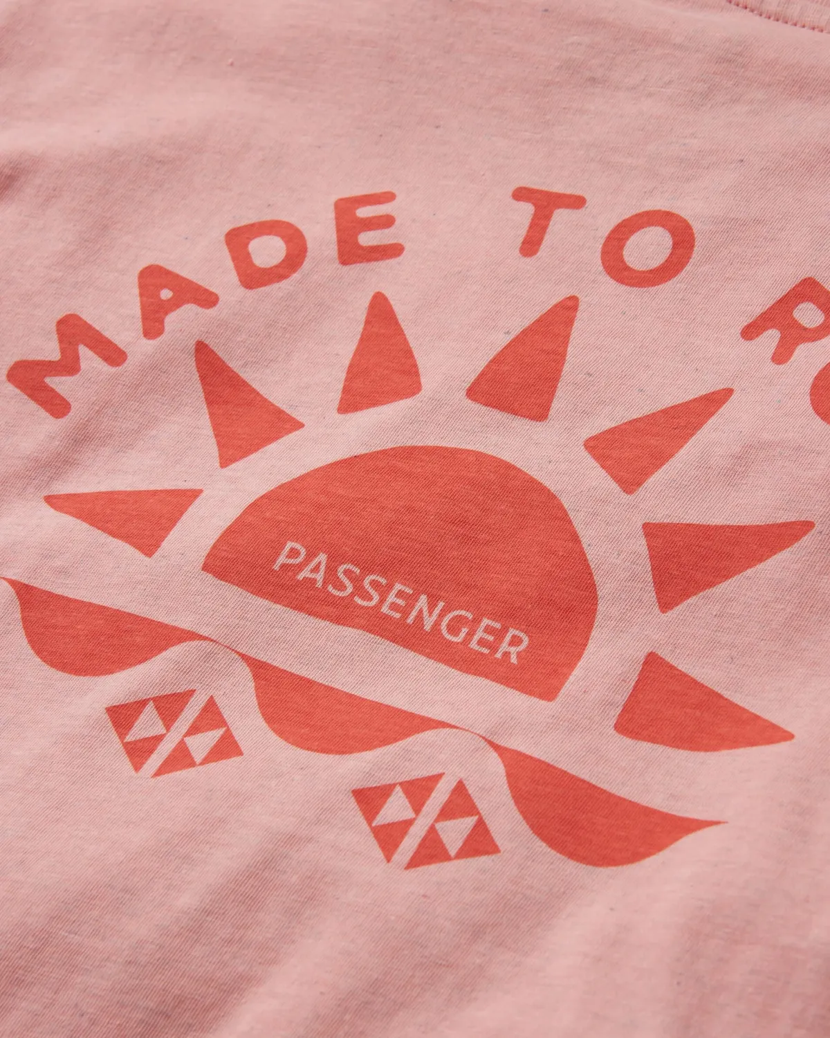 T-Shirts & Tank Tops|Passenger Sunburst Organic T-Shirt - Soft Shell Pink SoftShellPink