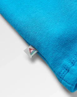 Sweatshirts|Hoodies & Sweatshirts|Passenger Sunburst Recycled Cotton Sweatshirt - Blue Pool BluePool