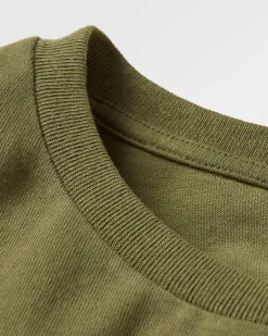 T-Shirts & Tank Tops|T-Shirts & Tank Tops|Passenger Sundown Recycled Cotton T-Shirt - Khaki Green KhakiGreen
