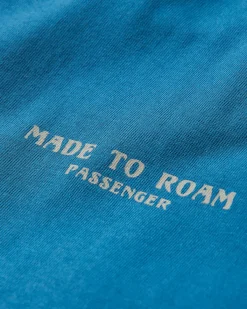 T-Shirts & Tank Tops|T-Shirts & Tank Tops|Passenger Sundown Recycled Cotton T-Shirt - Blue Steel BlueSteel