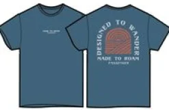 T-Shirts & Tank Tops|T-Shirts & Tank Tops|Passenger Sundown Recycled Cotton T-Shirt - Blue Steel BlueSteel