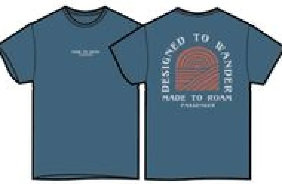 T-Shirts & Tank Tops|T-Shirts & Tank Tops|Passenger Sundown Recycled Cotton T-Shirt - Blue Steel BlueSteel