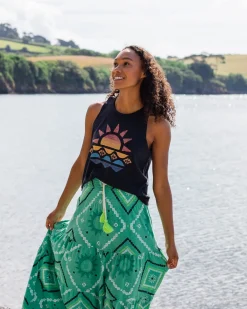 Tops & T-Shirts|Tank Tops|Passenger Sunray Recycled Cotton Tank Top - Black