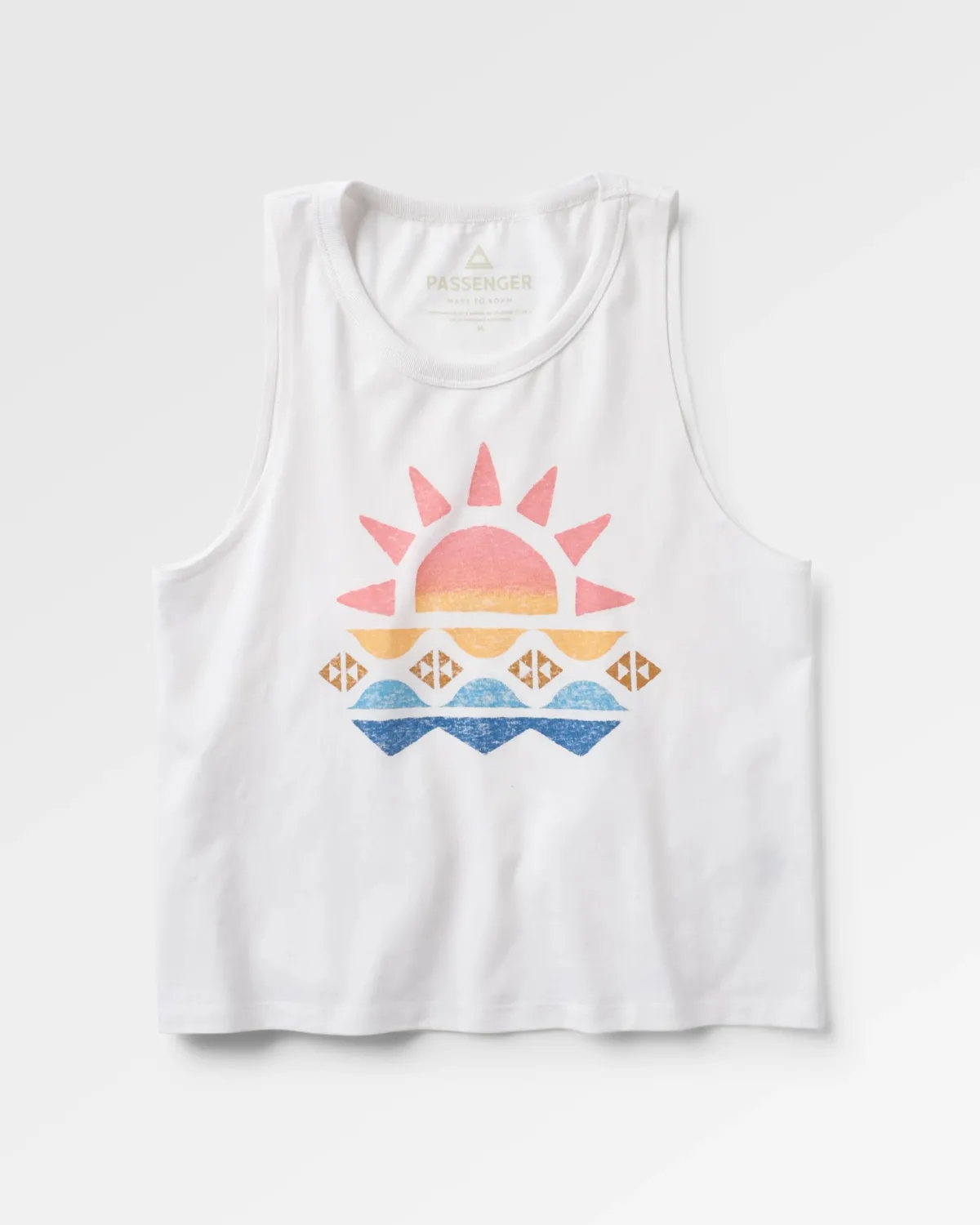 Tank Tops|Tops & T-Shirts|Passenger Sunray Recycled Cotton Tank Top - White