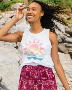 Tank Tops|Tops & T-Shirts|Passenger Sunray Recycled Cotton Tank Top - White