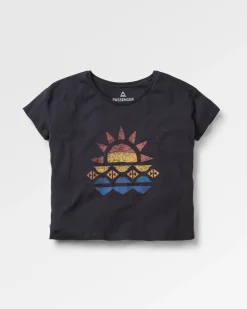 Tops & T-Shirts|Passenger Sunray Recycled Cotton T-Shirt - Black