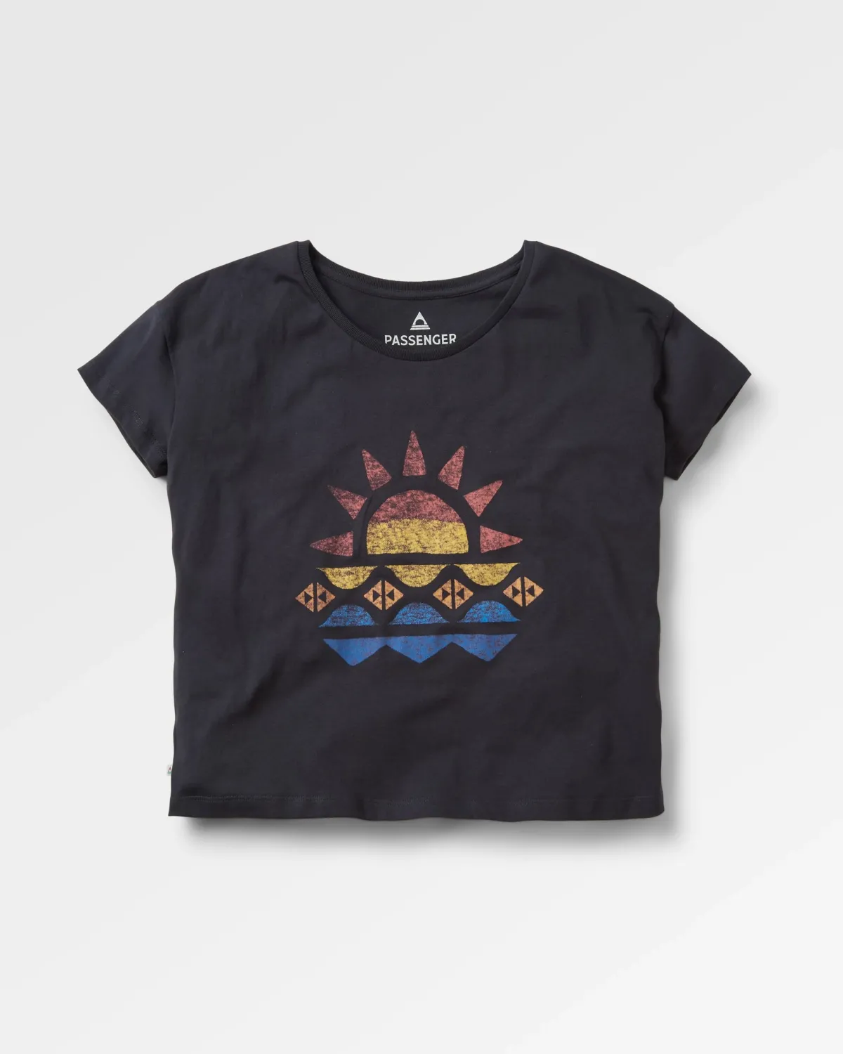 Tops & T-Shirts|Passenger Sunray Recycled Cotton T-Shirt - Black
