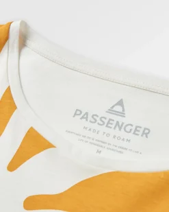 T-Shirts & Tank Tops|Tops & T-Shirts|Passenger Sunsets Organic Cotton Long Sleeve T-Shirt - Marshmallow