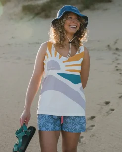 Tank Tops|Passenger Sunsets Organic Cotton Tank Top - Marshmallow