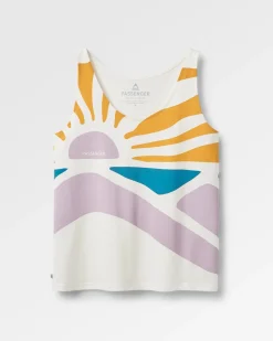 Tank Tops|Passenger Sunsets Organic Cotton Tank Top - Marshmallow