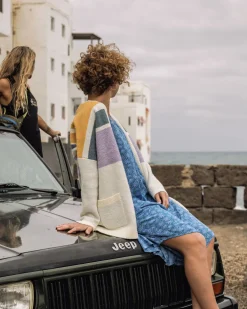 Knitwear|Sweaters|Passenger Sunsets Recycled Knitted Sweater - Marshmallow