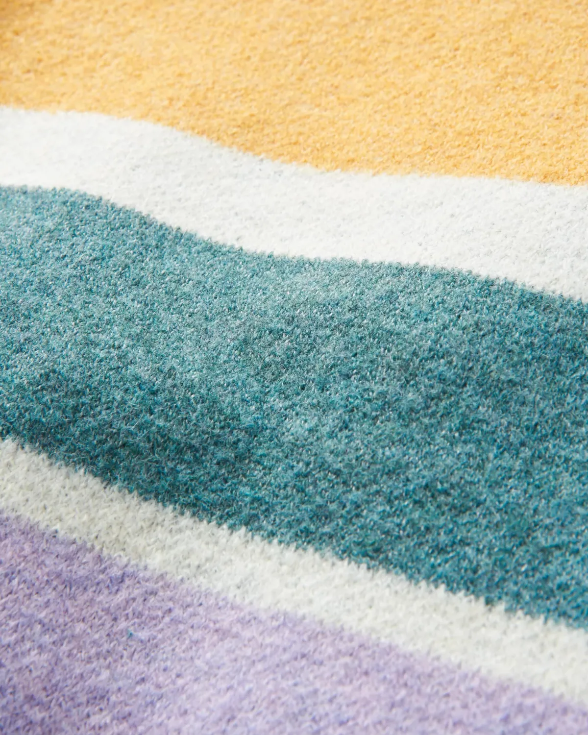 Knitwear|Sweaters|Passenger Sunsets Recycled Oversized Knitted Sweater - Marshmallow