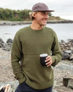 Sweaters|Passenger Swell Knitted Sweater - Khaki Green KhakiGreen