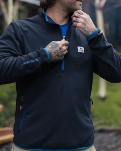 Fleece|Outdoor Active|Passenger Switchback Recycled Micro Polartec Fleece - Black