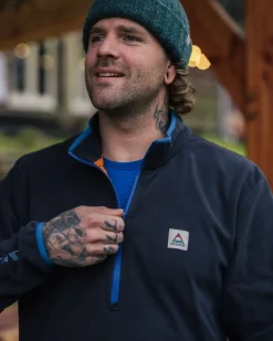Fleece|Outdoor Active|Passenger Switchback Recycled Micro Polartec Fleece - Black