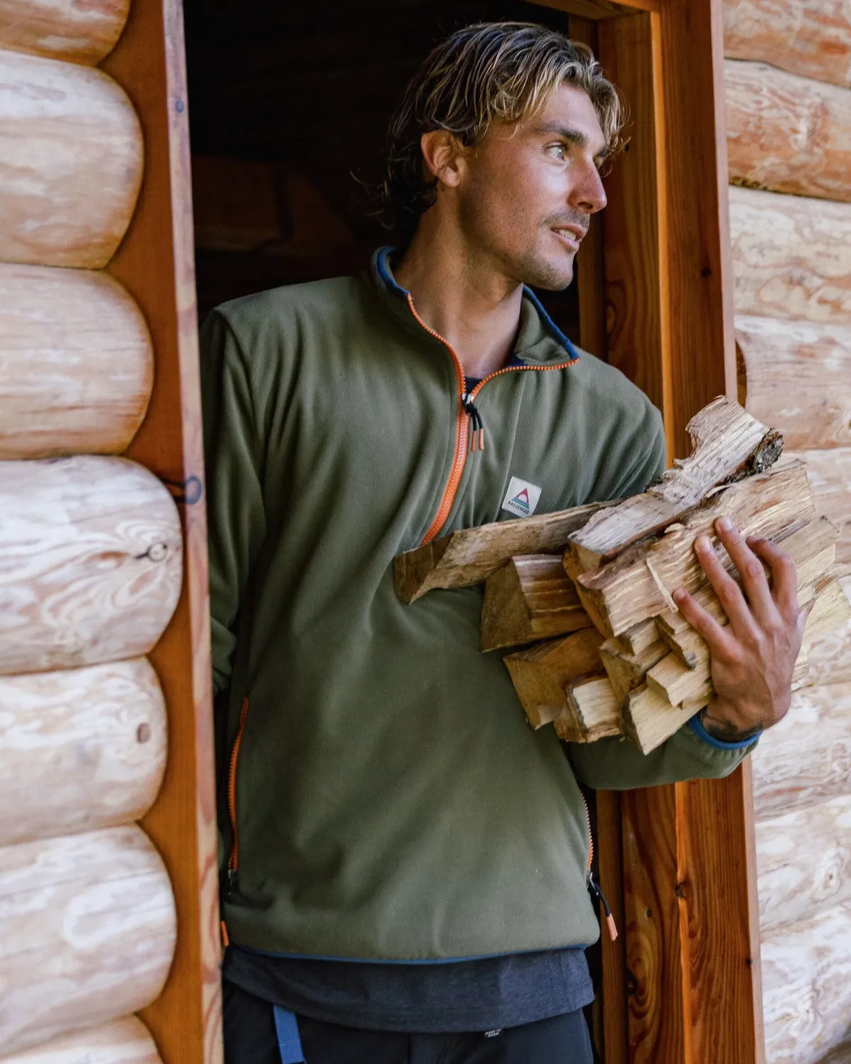 Fleece|Outdoor Active|Passenger Switchback Recycled Micro Polartec® Fleece - Khaki Green KhakiGreen