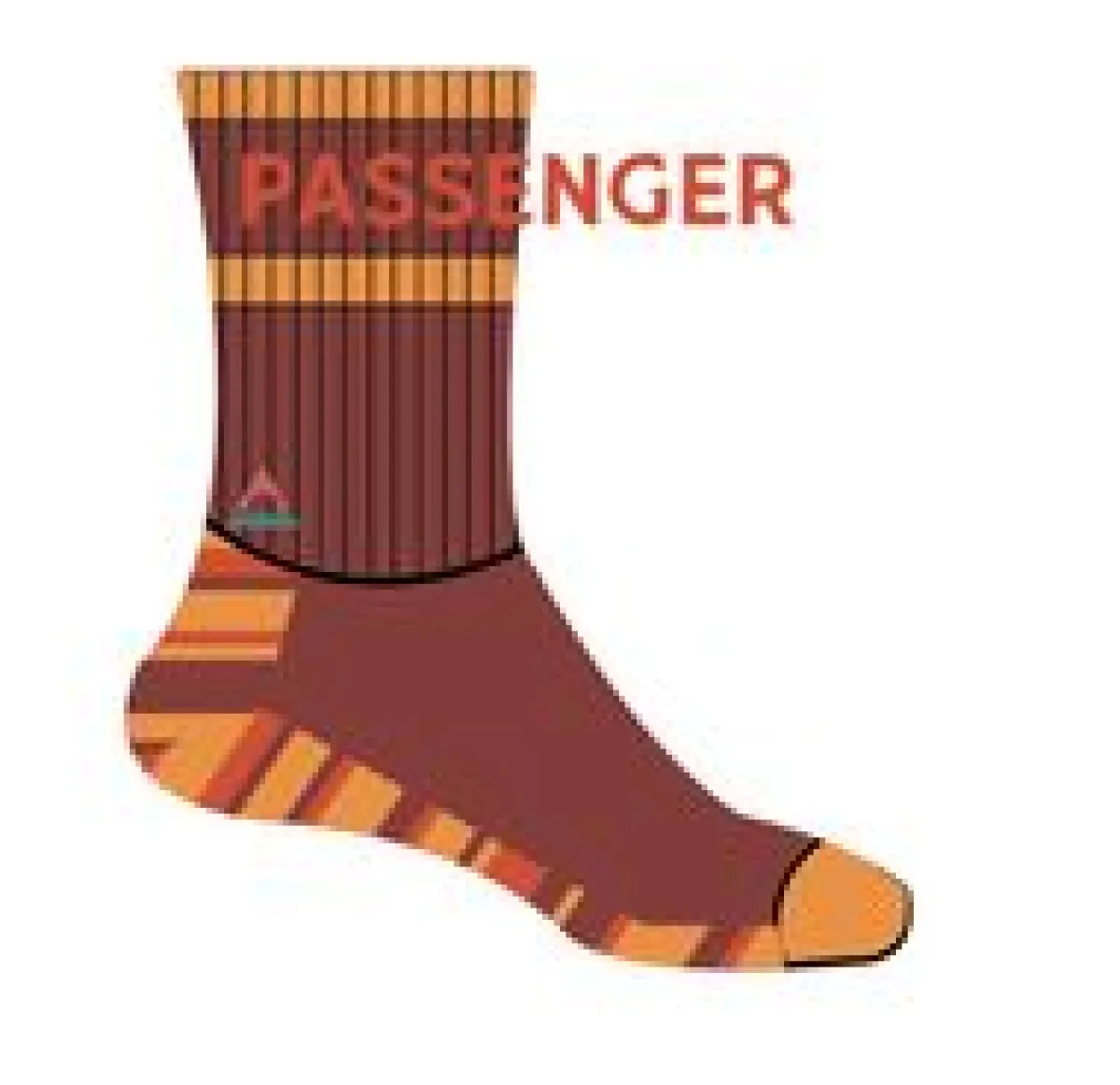 Socks|Passenger Tahoma Active Socks - Red Ochre RedOchre