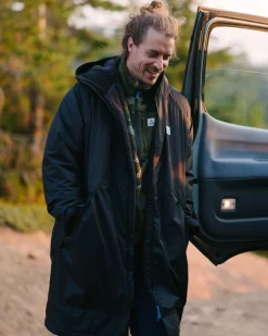 Changing Robes & Ponchos|Surf Accessories|Passenger Tempest Recycled Waterproof Changing Robe - Black