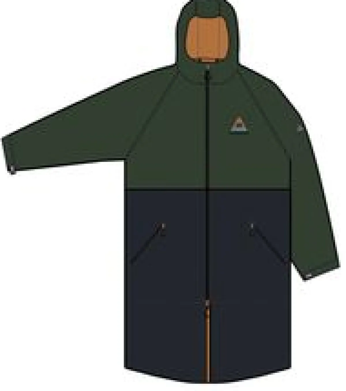 Changing Robes & Ponchos|Surf Accessories|Passenger Tempest Recycled Waterproof Changing Robe - Fir Tree/ Black FirTree/Black