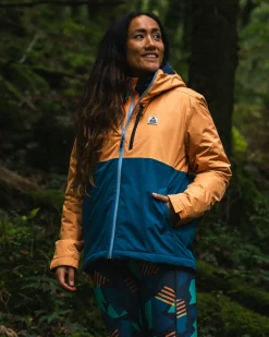 Jackets|Passenger Terrain Insulated Water Resistant Jacket - Corsair Blue/ Apricot CorsairBlue/Apricot