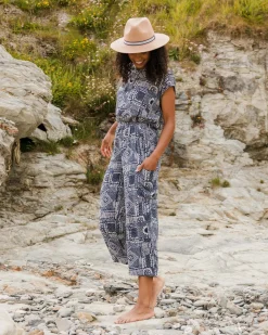 Pants|Jumpsuits & Playsuits|Passenger Thimbleberry Jumpsuit - Vintage Patchwork Navy VintagePatchworkNavy