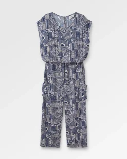 Pants|Jumpsuits & Playsuits|Passenger Thimbleberry Jumpsuit - Vintage Patchwork Navy VintagePatchworkNavy