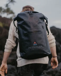 Backpacks|Dry Bags|Passenger Tide 25 Liter Recycled Dry Bag Backpack - Black
