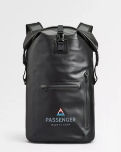 Backpacks|Dry Bags|Passenger Tide 25 Liter Recycled Dry Bag Backpack - Black