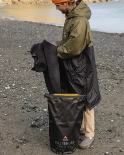 Surf Accessories|Backpacks & Bags|Passenger Tide 30L Recycled Dry Bag - Black
