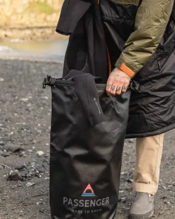Surf Accessories|Backpacks & Bags|Passenger Tide 30L Recycled Dry Bag - Black