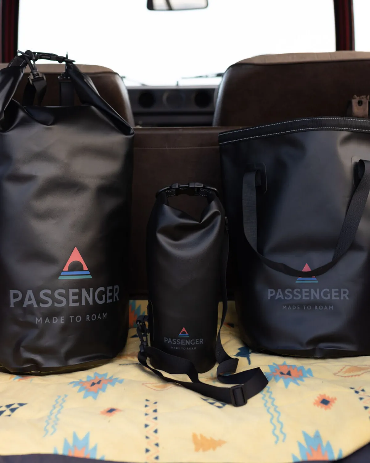 Surf Accessories|Backpacks & Bags|Passenger Tide 30L Recycled Dry Bag - Black