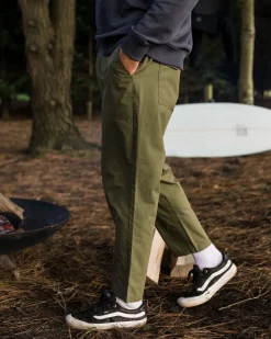 Pants|Passenger Timeless Crop Pant - Khaki Green KhakiGreen