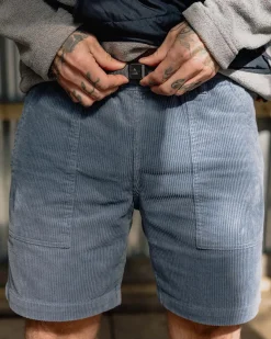 Shorts|Shorts|Passenger Topanga Cord Short - Stone Blue StoneBlue