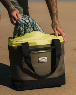 Storage & Coolers|Passenger Tote Recycled Cooler Bag - Khaki Green Multi KhakiGreenMulti