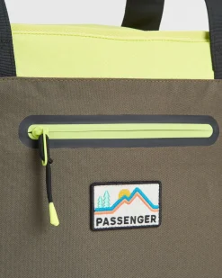 Storage & Coolers|Passenger Tote Recycled Cooler Bag - Khaki Green Multi KhakiGreenMulti