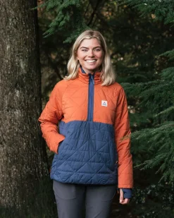 Outdoor Active|Jackets|Passenger Trace Recycled Insulator 2.0 Pullover - Burnt Orange BurntOrange