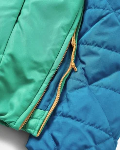 Insulated|Outdoor Active|Passenger Trace Recycled Thermore Insulated Jacket - Corsair Blue/ Jungle Green CorsairBlue/JungleGreen