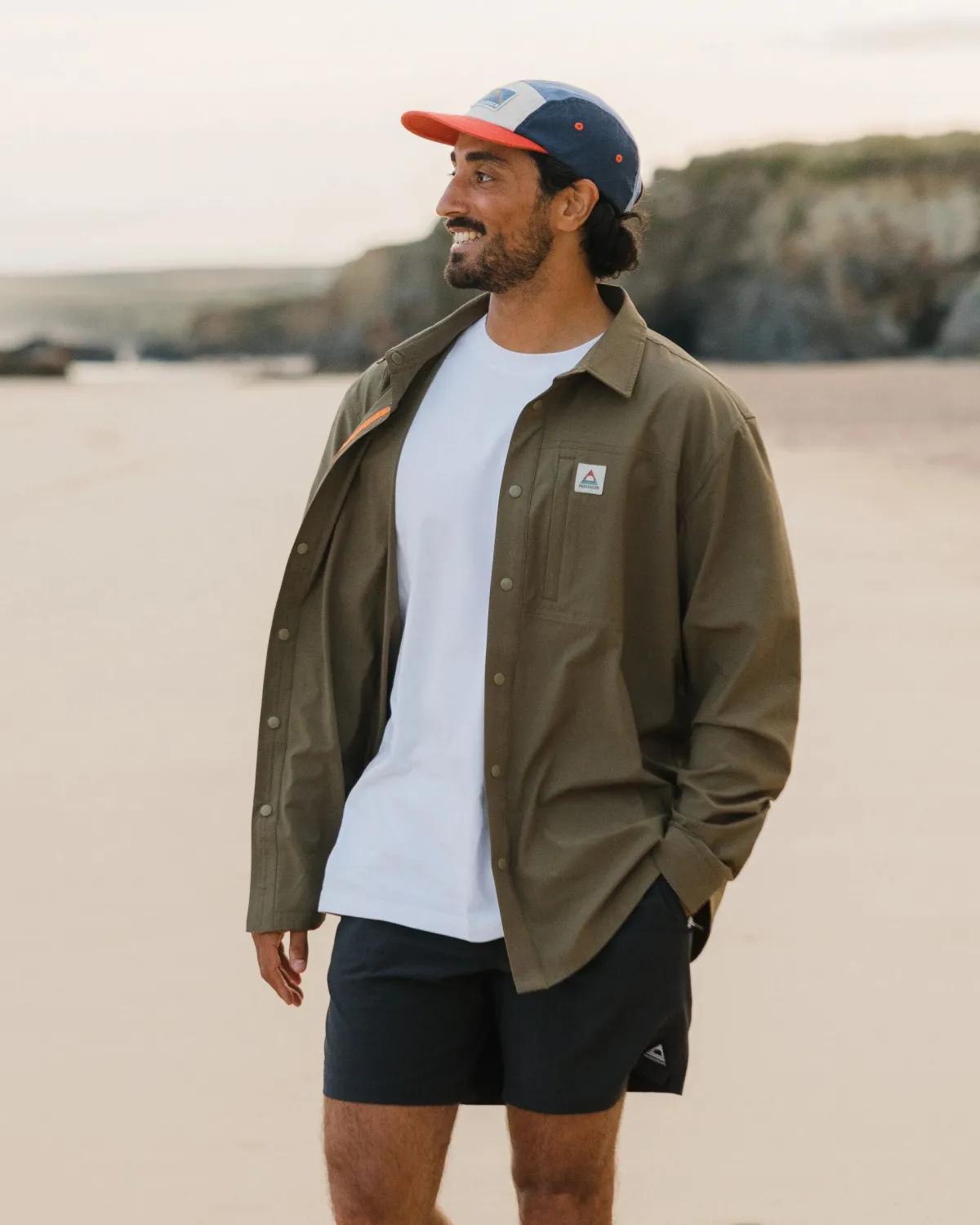 Tops|Shirts|Passenger Traveler Long Sleeve Shirt - Khaki Green KhakiGreen