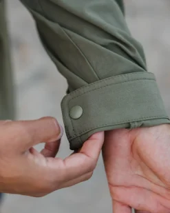Tops|Shirts|Passenger Traveler Long Sleeve Shirt - Khaki Green KhakiGreen
