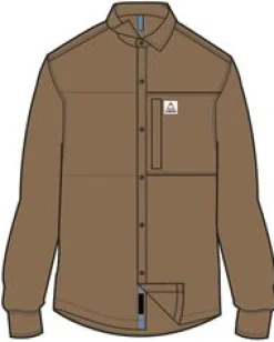 Tops|Shirts|Passenger Traveller Long Sleeve Shirt - Coconut