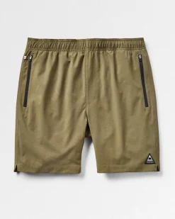 Shorts|Surf Accessories|Passenger Traveller Organic All Purpose Short - Khaki Green KhakiGreen