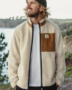 Fleece|Fleece|Passenger Trekker Recycled Deep-Pile Sherpa Fleece - Warm Ivory WarmIvory