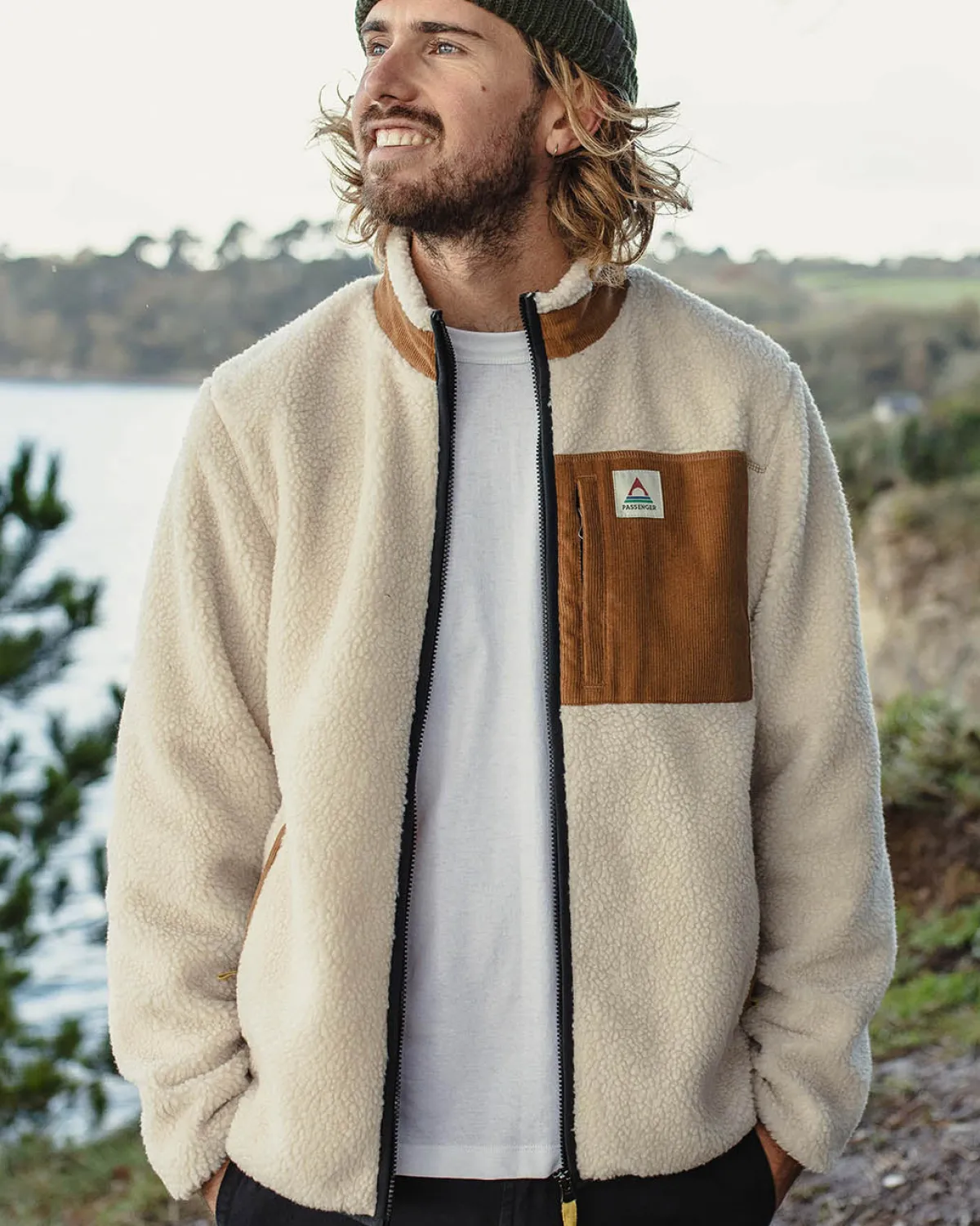Fleece|Fleece|Passenger Trekker Recycled Deep-Pile Sherpa Fleece - Warm Ivory WarmIvory