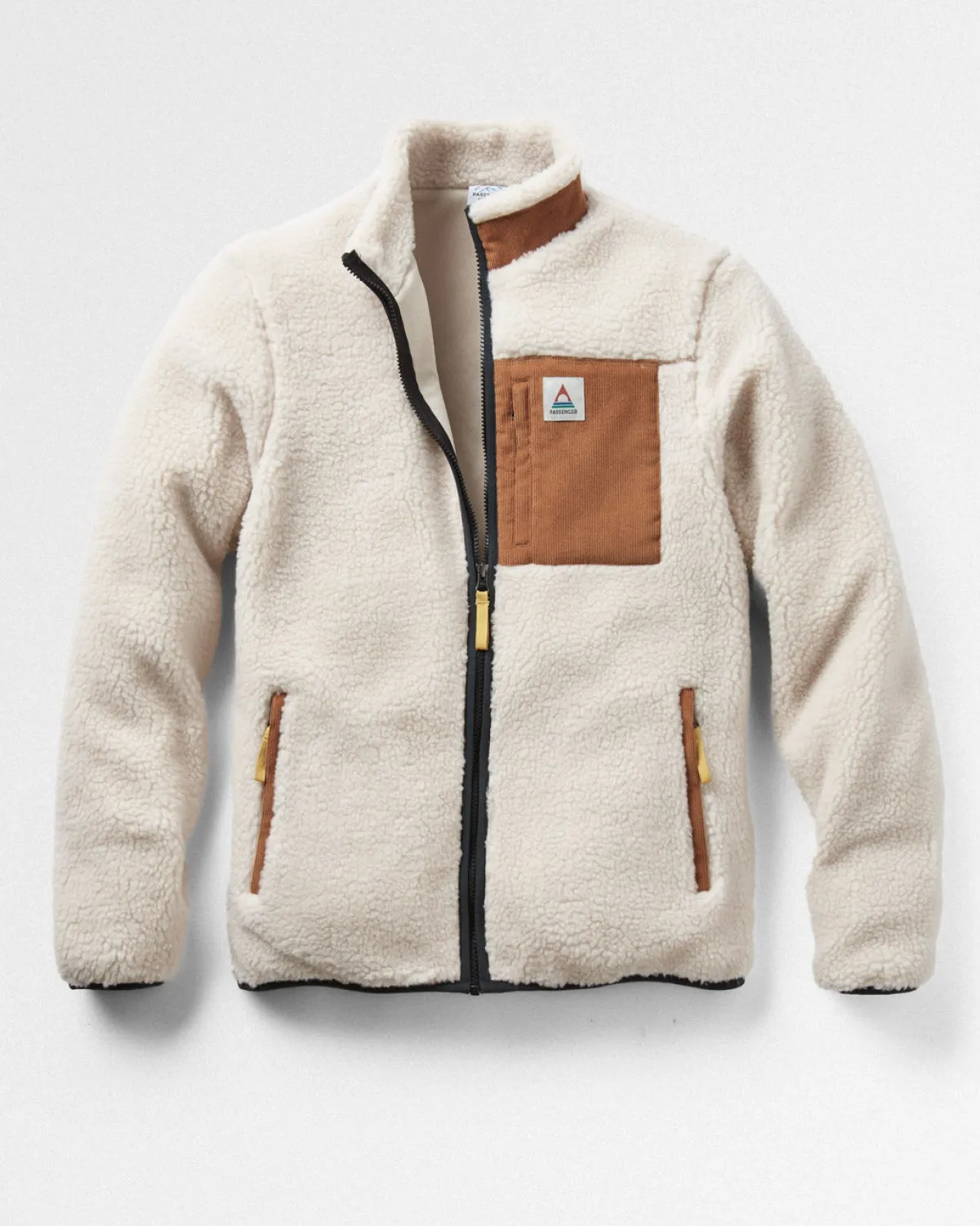 Fleece|Fleece|Passenger Trekker Recycled Deep-Pile Sherpa Fleece - Warm Ivory WarmIvory