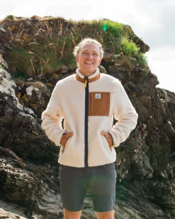 Fleece|Fleece|Passenger Trekker Recycled Deep-Pile Sherpa Fleece - Warm Ivory WarmIvory