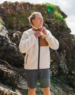 Fleece|Fleece|Passenger Trekker Recycled Deep-Pile Sherpa Fleece - Warm Ivory WarmIvory