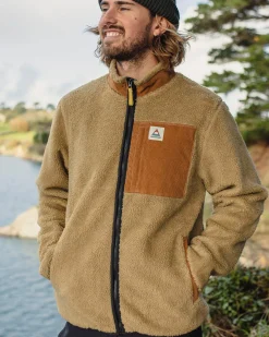 Fleece|Fleece|Passenger Trekker Recycled Deep-Pile Sherpa Fleece - Biscuit